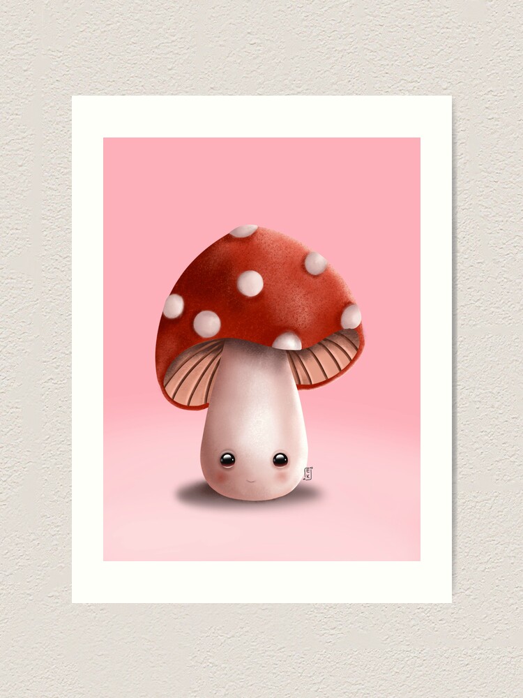 Alternate view of The Cutest Mushroom Art Print
