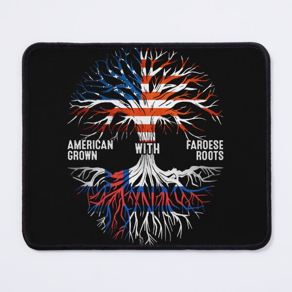 Item preview, American Grown With Faroese Roots Faroe Flag designed and sold by MoHaCo.
