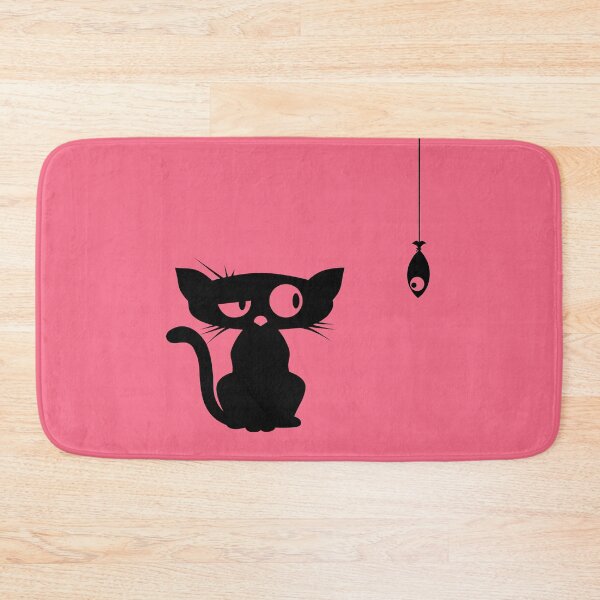 Item preview, Funny Cat and Fish designed and sold by elizaldesigns.