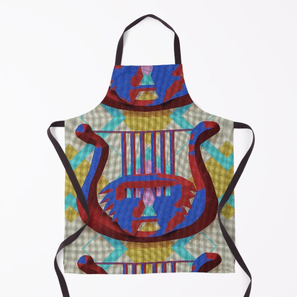 Item preview, MASK TRIBAL TRADITIONAL MEDIEVAL HARP PATTERN. designed and sold by Ralek.