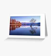 Sunrise at that Wanaka Tree Greeting Card