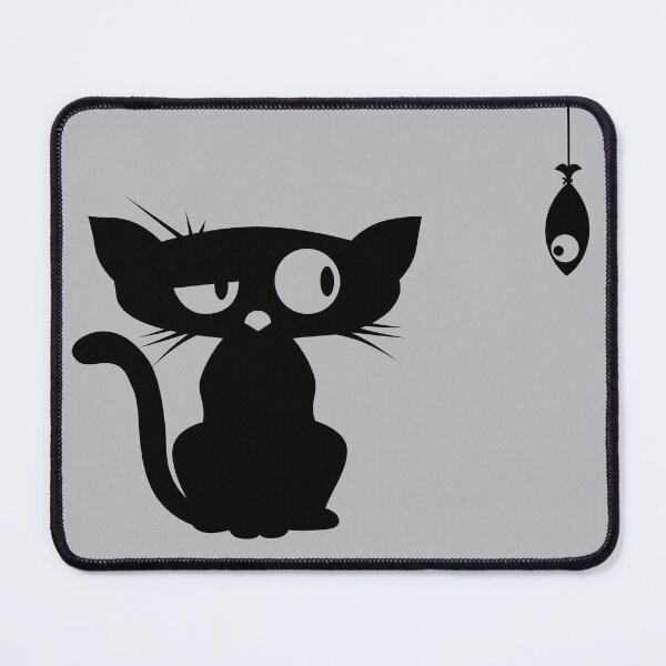 Item preview, Funny Cat and Fish designed and sold by elizaldesigns.