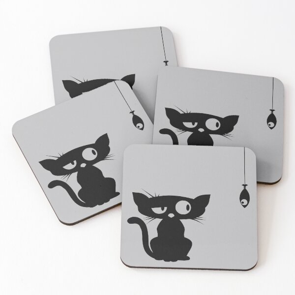 Item preview, Funny Cat and Fish designed and sold by elizaldesigns.