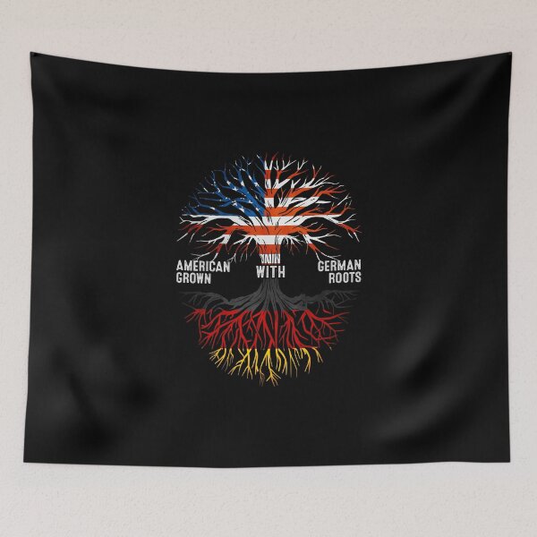 Item preview, American Grown With German Roots Tree Germany Flag designed and sold by MoHaCo.