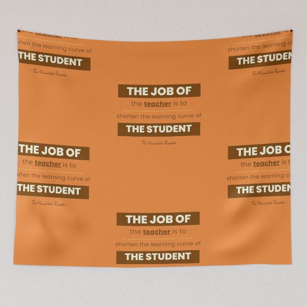 Item preview, The Job of the Teacher - Orange designed and sold by TheReporter1.