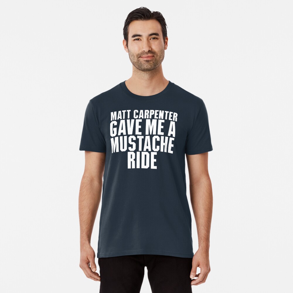 MENS V NECK Yankees Matty Mustache Matt Carpenter T-Shirt 