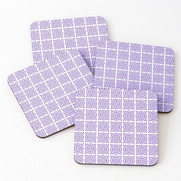 Item preview, Art Deco Style Repeat Pattern Blue designed and sold by taiche.