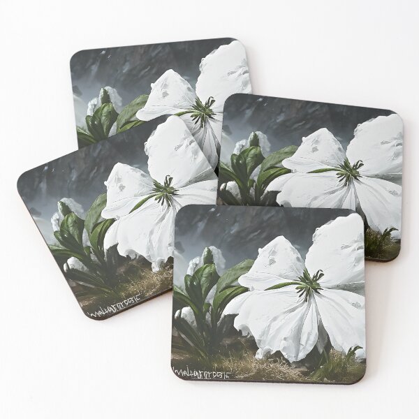 Item preview, White petunia flowers designed and sold by fizzribbit.