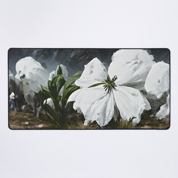 Item preview, White petunia flowers designed and sold by fizzribbit.