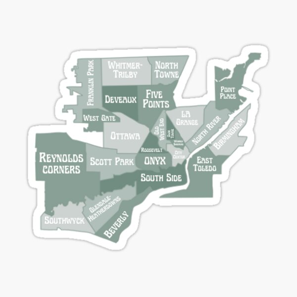 Item preview, Toledo Neighborhoods designed and sold by kerstendavis.