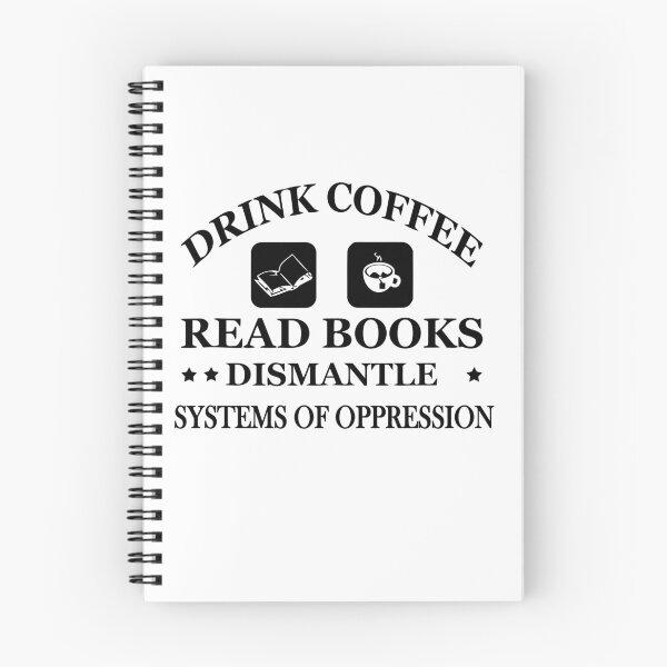 Item preview, drink coffee read books dismantle systems of oppression Tank Top designed and sold by artzaka.