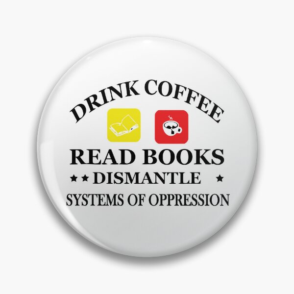 Item preview, drink coffee read books dismantle systems of oppression Tank Top designed and sold by artzaka.