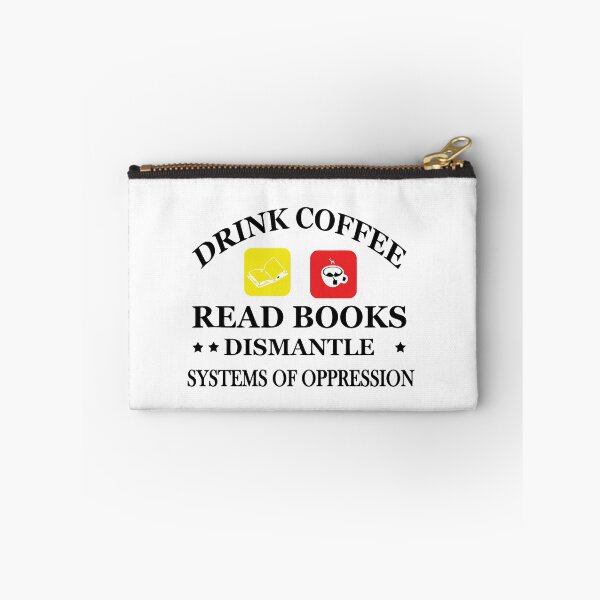 Item preview, drink coffee read books dismantle systems of oppression Tank Top designed and sold by artzaka.