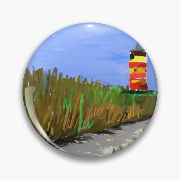 Item preview, lighthouse landscape painting designed and sold by KARTICK DUTTA.