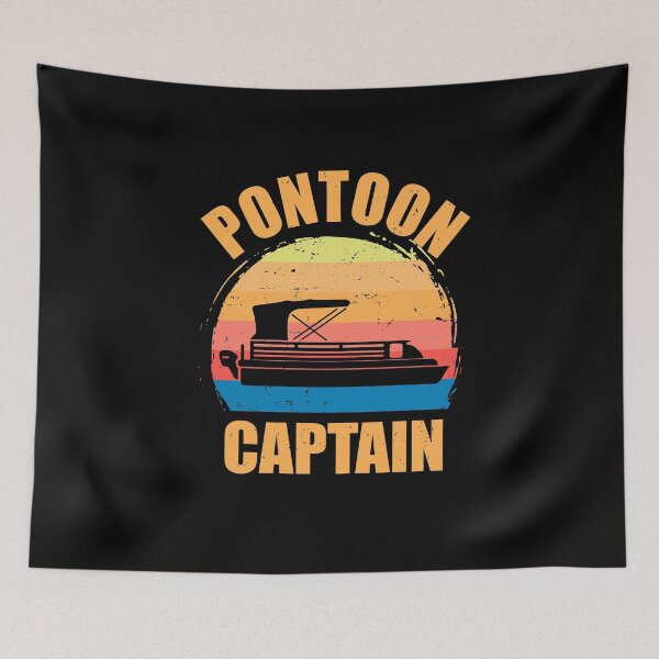 Item preview, Vingtage Style Pontoon Captain designed and sold by RoguePixel.