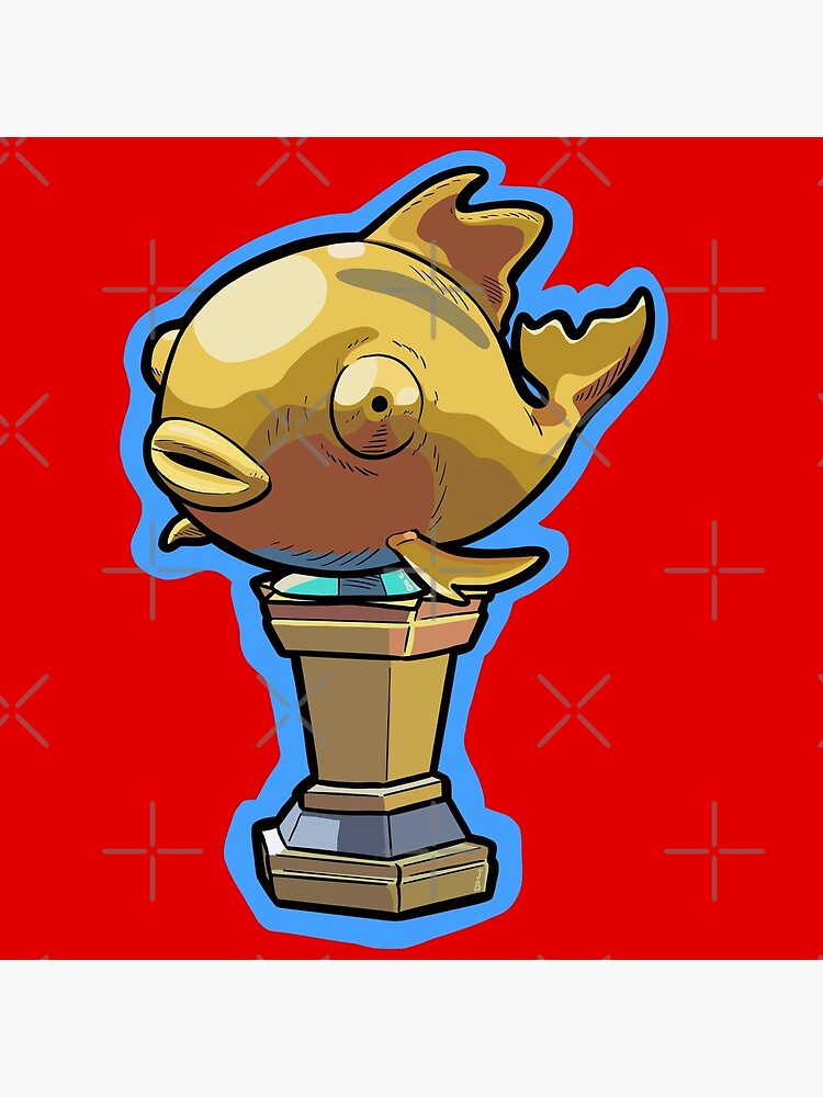 "Goldfish Statue" Poster for Sale by FunnehGacha Redbubble