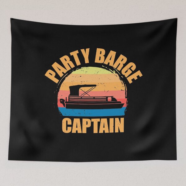 Item preview, Vintage Style Party Barge Captain designed and sold by RoguePixel.