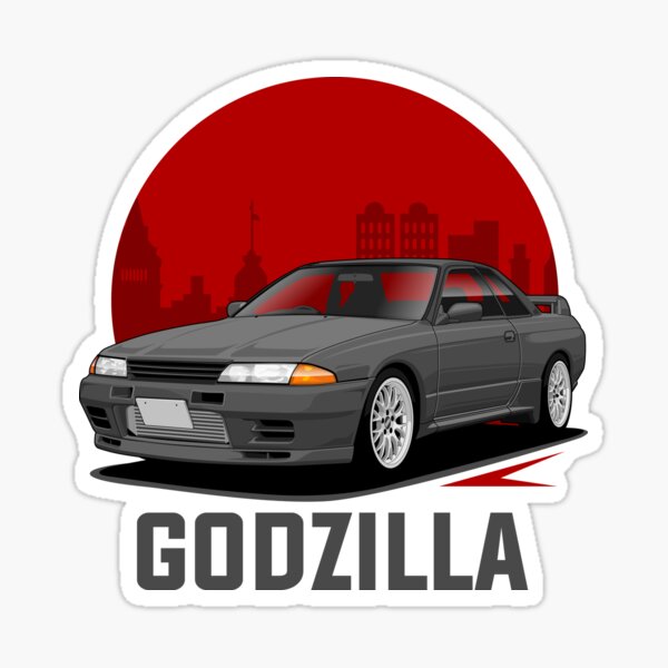 Skyline Gtr R32 Sticker For Sale By Haiproject Redbubble