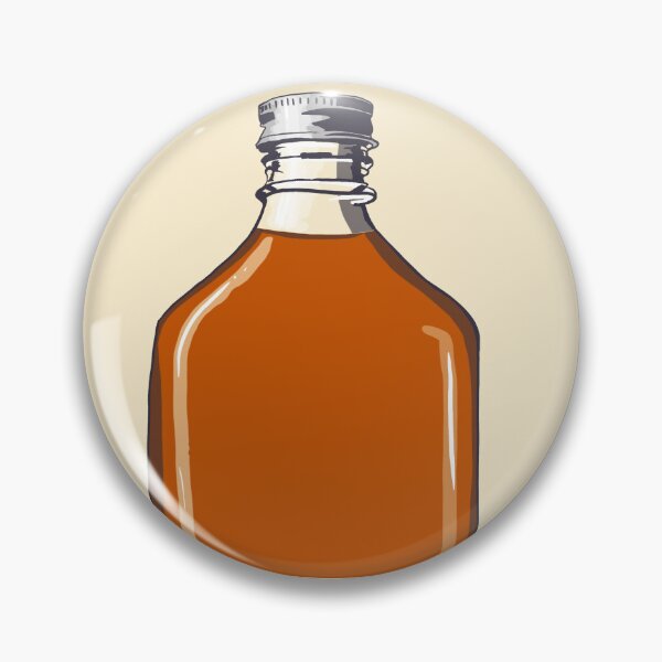 Item preview, Minimalism Whiskey Bottle with Tan Background designed and sold by marleywrightart.