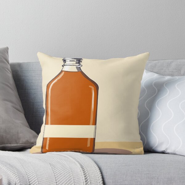 Item preview, Minimalism Whiskey Bottle with Tan Background designed and sold by marleywrightart.