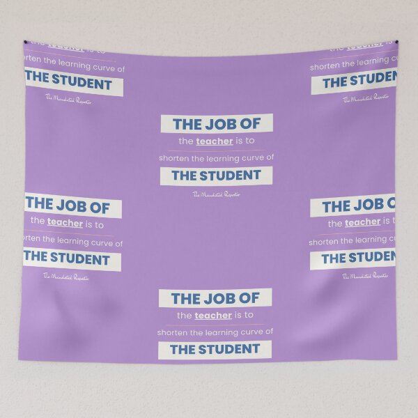 Item preview, The Job of the Teacher - Lavender designed and sold by TheReporter1.