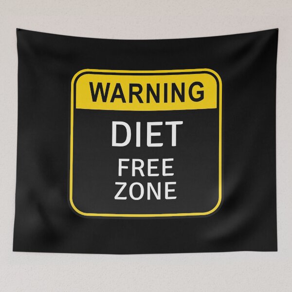 Item preview, Diet  Free Zone, Funny  designed and sold by BetterLifeToday.