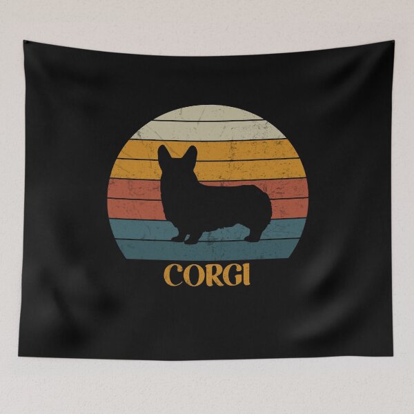 Item preview, Cute Vintage Corgi Sunset - Dog Lover Corgis designed and sold by Superhero Gear.
