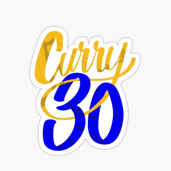 Stephen Curry #30 Golden State Warriors Jersey Sticker for Sale by  Lumared