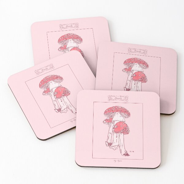 Item preview, Amanita Muscaria Botanical Illustration - Vintage Kitchen Art designed and sold by Fruitsome.