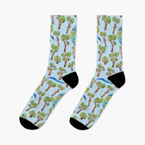 Item preview, Earth and Trees Watercolor Pattern designed and sold by GrousyGirl.