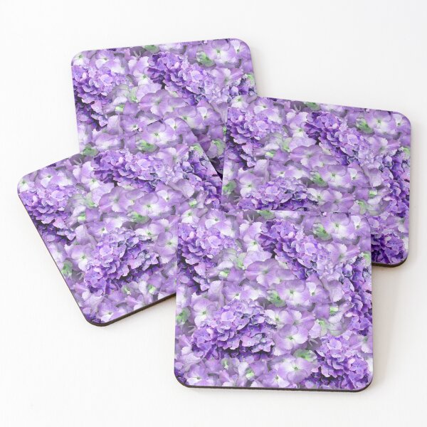 Item preview, Purple Hydrangeas - floral art designed and sold by MarionsArt.