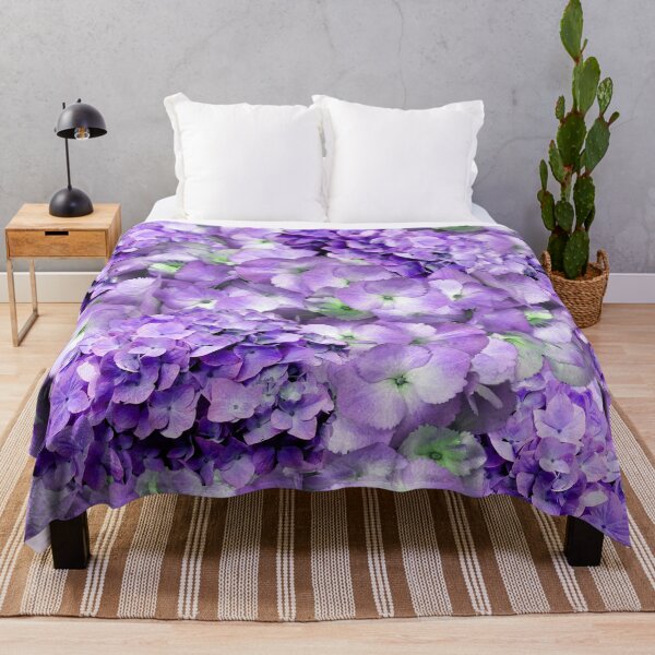 Item preview, Purple Hydrangeas - floral art designed and sold by MarionsArt.
