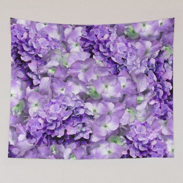 Item preview, Purple Hydrangeas - floral art designed and sold by MarionsArt.