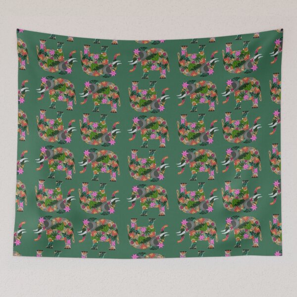 Item preview, FLOWER ELEPHANT 429. designed and sold by sana90.