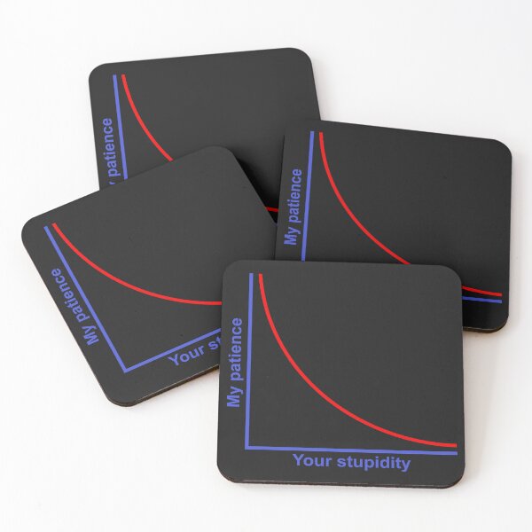 Item preview, Graph - My patience vs. Your stupidity designed and sold by SolidEarthArt.