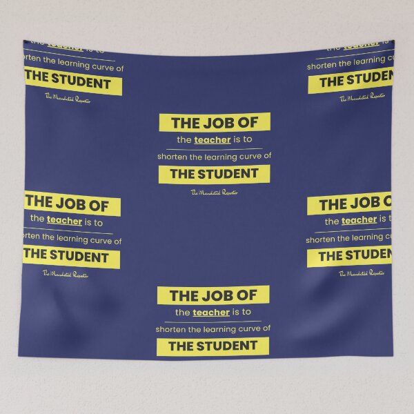 Item preview, The Job of the Teacher - Navy designed and sold by TheReporter1.