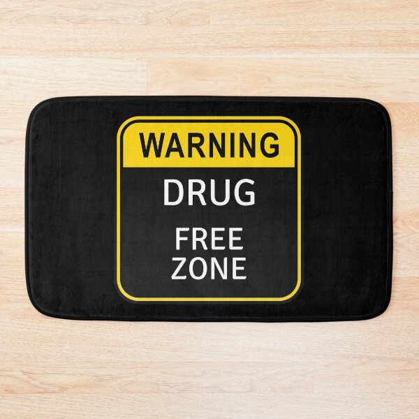Item preview, Drug Free Zone, Funny and serious designed and sold by BetterLifeToday.