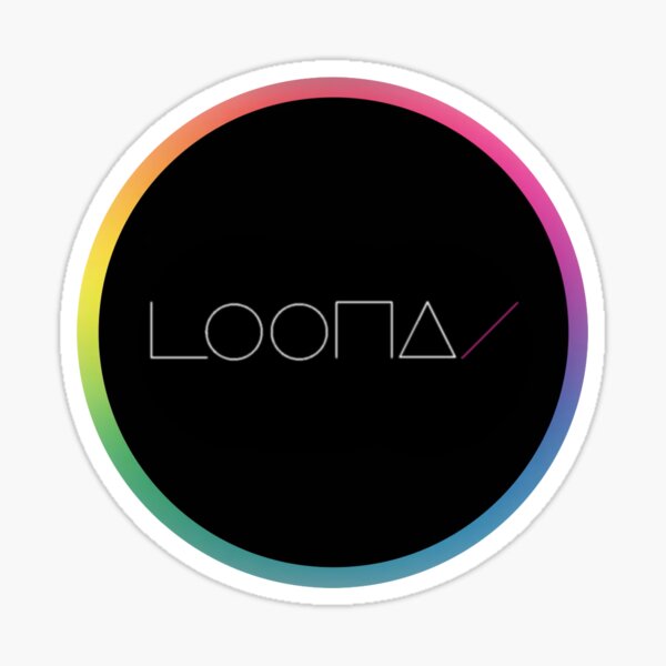 That LOONA Rainbow Logo Sticker
