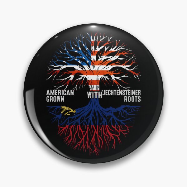 Item preview, American Grown With Liechtensteiner Roots Liechtenstein Flag designed and sold by MoHaCo.