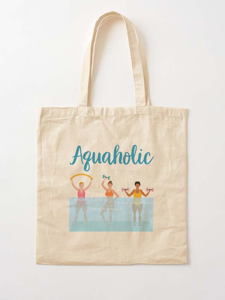 tote bag canvas custom aquaholic