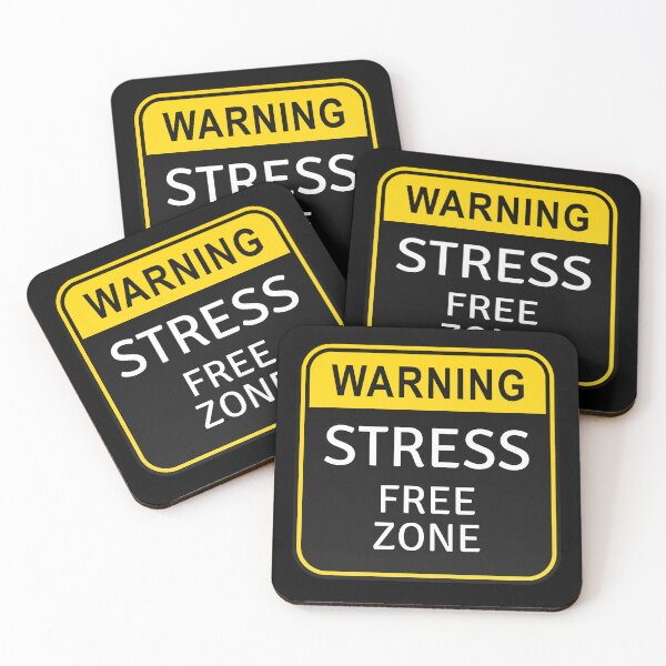 Item preview, Stress Free Zone, Funny and serious designed and sold by BetterLifeToday.