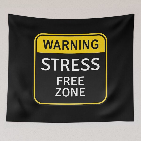 Item preview, Stress Free Zone, Funny and serious designed and sold by BetterLifeToday.