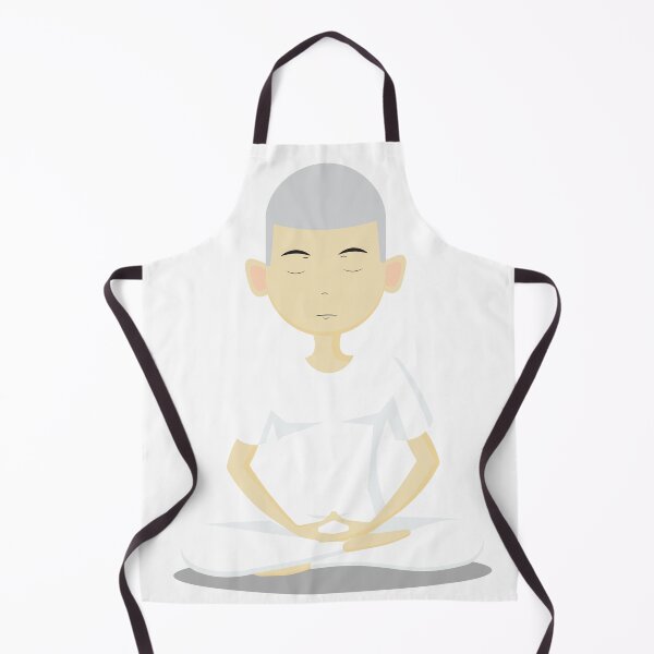 Item preview, man wearing white meditating designed and sold by March Rider.