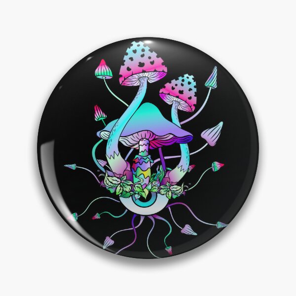 Item preview, Magic Mushrooms Colorful Psychedelic Mushroom Eyes Art designed and sold by Ascooepics.