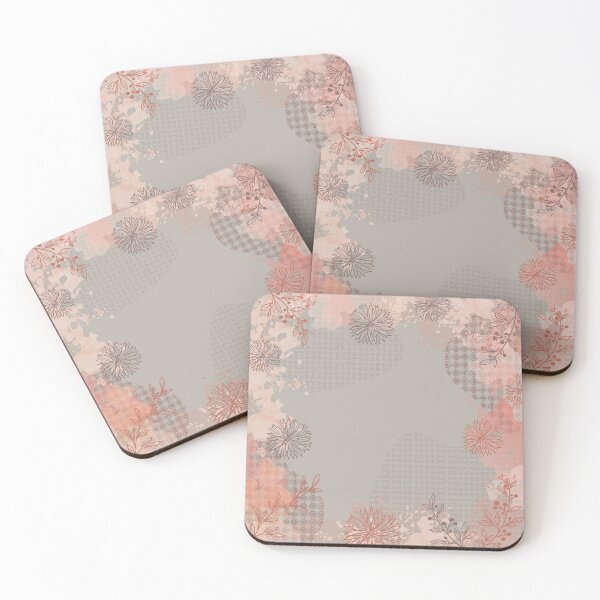 Item preview, square scarf with abstract floral pattern designed and sold by mrtsupriadi.