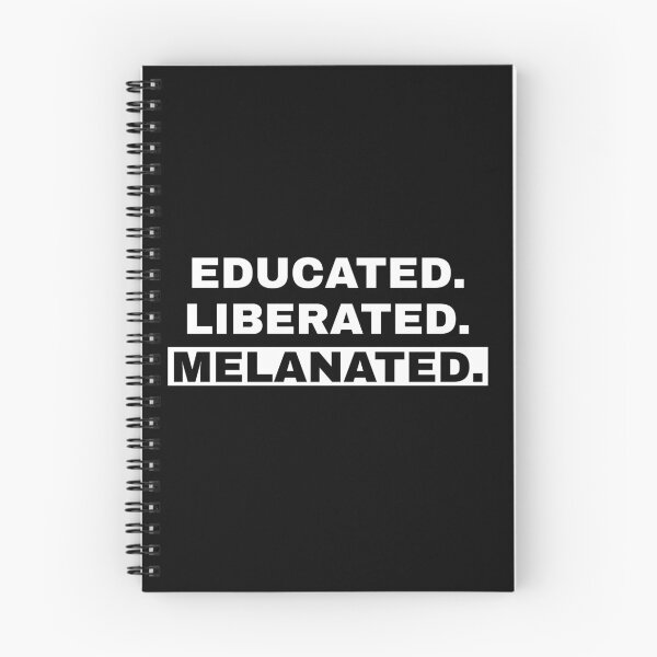 Item preview, Educated. Liberated. Melanated. Black empowerment | Black Pride designed and sold by SAMURAEYE STUDIOS.
