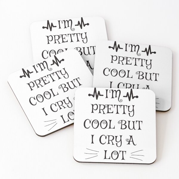 Item preview, i'm pretty cool but i cry a lot designed and sold by humanright.