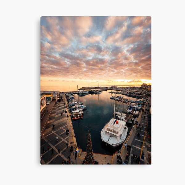 Golden Old Port - Limassol Cyprus Canvas Print