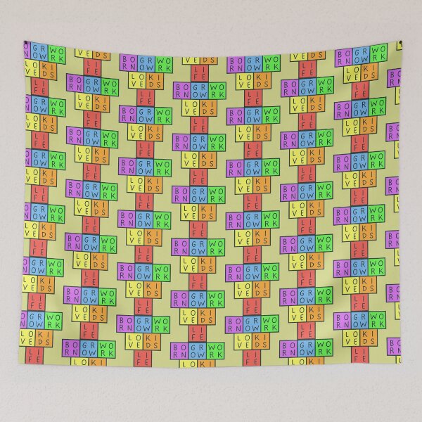 Item preview, Life Cycle Quote - Born Grow Work Love Kids - Upside down Pyramid - Pastel colors - Dark text - Violet to red designed and sold by RainbowWordLand.
