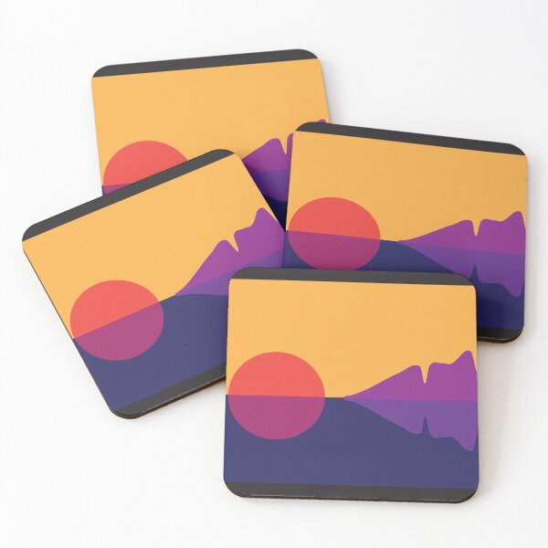 Item preview, Landscape with purple mountains designed and sold by Aamot.